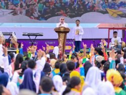 Ribuan Anak se Sulteng Semarakan Hari Anak Nasional tingkat Provinsi di Banggai