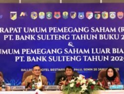 Pj Bupati Parigi Moutong Hadiri RUPS  Luar Biasa Bank Sulteng 2025
