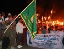 Pj Bupati Parigi Moutong Lepas Pawai Obor Sambut Ramadhan 1446 H
