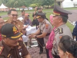 Upacara Sertijab Kapolres Parigi Moutong Berlangsung Khidmat