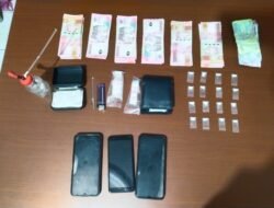 16 Paket Sabu Harga Seratus Ribu Siap Edar Diringkus Polsek Parigi, Satu Orang Diduga Pelaku Turut Diamankan