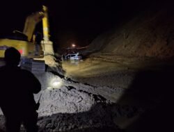 Curah Hujan Tinggi Sebabkan Longsor Ruas Kebun Kopi, Pengguna Jalan Dihimbau Waspada
