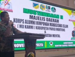 Wakil Bupati Parigi Moutong Buka Musda II KAHMI dan Seminar Kesehatan Mental: Dorong Generasi Muda Bijak Bermedia Sosial