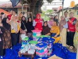 Hestiwati Salurkan Bantuan Sandang, Pangan, dan Obat-Obatan Pasca Kebakaran Asrama Yojokodi Palu