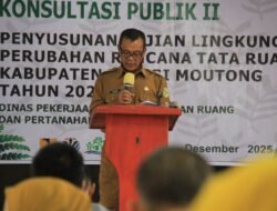 Staf Ahli Bupati Buka Konsultasi Publik II Penyusunan KLHS dan RTRW Parigi Moutong
