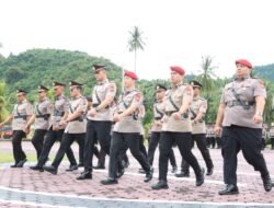 Kapolres Parigi Moutong Pimpin Sertijab Pejabat Utama dan Kapolsek Jajaran