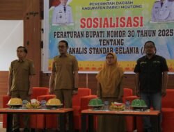 Pemkab Parigi Moutong Gelar Sosialisasi Perbup Nomor 30 Tahun 2025 tentang Pengelolaan Keuangan Daerah