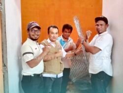 BPBD Parigi Moutong Salurkan 50 Kawat Bronjong ke Desa Sausu Gandasari