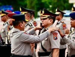 Kapolda Sulteng Pimpin Sertijab 7 Pejabat Utama dan 3 Kapolres