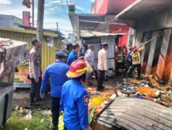 Lapak Kosong Terbakar, Api Nyaris Hanguskan Gudang di Jalur Trans Sulawesi Parigi