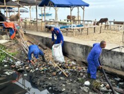 Giat Korve Polres Parigi Moutong: Penegasan Komitmen Jaga Pesisir Pantai