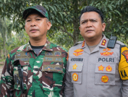 Sinergi TNI–Polri Kompak Kerahkan Pasukan, Kolaborasi Pasukan Yon-TP dan Sabhara Diterjunkan Atas Karhutla Parigi Moutong