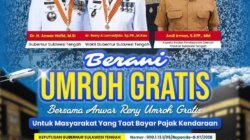 Bapenda Sulteng Luncurkan Program “Berani Umroh Gratis” untuk Wajib Pajak Kendaraan yang Taat Bayar PKB