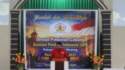 DPC Asosiasi Pendeta Indonesia Parigi Moutong Dilantik, Pemkab Ajak Perkuat Toleransi dan Cegah Karhutla