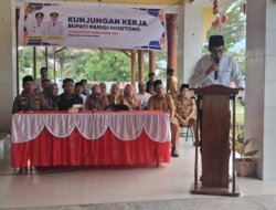 Kunjungi Tomini, Bupati Parigi Moutong Tekankan Sinergi Desa dan Prioritas Program di Tengah Efisiensi Anggaran