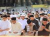 Sholat Id di Halaman Kantor Bupati Parigi Moutong, Serukan Kepedulian pada Anak Yatim
