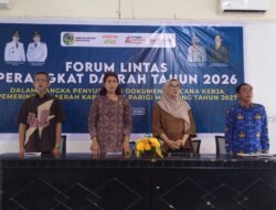 Buka Forum Lintas Perangkat Daerah 2026, Pemkab Parigi Moutong Fokuskan RKPD 2027