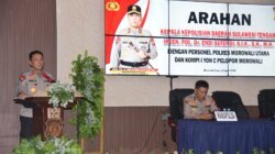 Kapolda Sulteng Tekankan Disiplin dan Kesiapsiagaan Saat Kunjungi Polres Morowali Utara