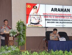 Kapolda Sulteng Tekankan Disiplin dan Kesiapsiagaan Saat Kunjungi Polres Morowali Utara