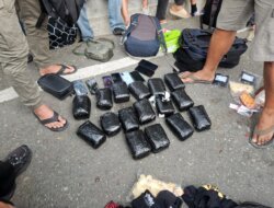 Polda Sulteng Tangkap 6 Kurir Sabu di Bandara Palu, Sita 16 Kilogram Narkotika