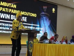Lantik 139 Pejabat, Bupati Erwin Burase Tegaskan Tidak Ada Jual Beli Jabatan di Parigi Moutong