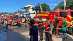 Kebakaran Hanguskan Dua Rumah dan Warung di Toboli, Kerugian Ditaksir Capai Rp200 Juta