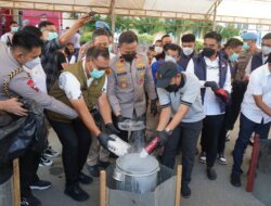 Polda Sulteng Musnahkan 19 Kilogram Sabu, Ungkap 368 Kasus Narkoba dan Puluhan Kejahatan C3
