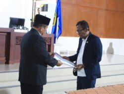 DPRD Parigi Moutong Sampaikan Laporan Hasil Evaluasi Gubernur Atas Raperda APBD 2026 di Sidang Paripurna