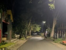 Taman Toraranga Kembali Terang, PJU di Sejumlah Wilayah Parigi Mulai Menyala