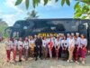 Bus Brimob Polda Sulteng Fasilitasi Tirta Yatra Siswa Hindu SMADANI, Wujud Dukungan bagi Pendidikan dan Keagamaan