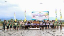 Bupati Erwin Burase Awali Penanaman Padi Program PM-AAS, Dorong Modernisasi Pertanian di Parigi Moutong