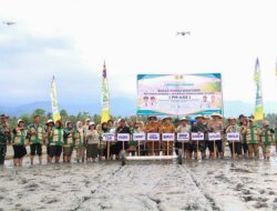 Bupati Erwin Burase Awali Penanaman Padi Program PM-AAS, Dorong Modernisasi Pertanian di Parigi Moutong