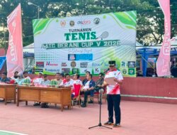 AATC Berani Cup V 2026 Resmi Dibuka, 186 Petenis Unjuk Gigi di Lapangan GOR KONI Sulteng
