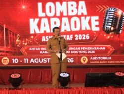 Wabup Parimo Buka Lomba Karaoke Antar-OPD Semarakkan HUT ke-81 RI