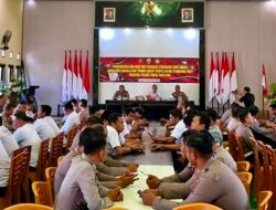 86 Personel Polres Parimo Ikuti Pemeriksaan Psikologi dan Konseling dari Biro SDM Polda Sulteng
