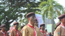 70 Regu Ikuti Lomba Gerak Jalan HUT ke-81 RI di Parigi Moutong