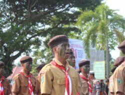 70 Regu Ikuti Lomba Gerak Jalan HUT ke-81 RI di Parigi Moutong
