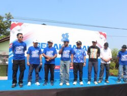 HUT ke-25 Partai Demokrat di Parigi Moutong Diisi Gerak Jalan Bersama Masyarakat