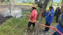 Kebakaran Dua Lokasi Lahan di Parigi Moutong Berhasil Dipadamkan, Polisi Telusuri Penyebab