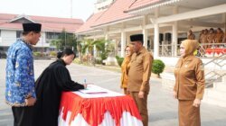 422 PNS Pemprov Sulteng Diambil Sumpah, Gubernur Tegaskan Promosi Harus Berbasis Meritokrasi