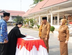 422 PNS Pemprov Sulteng Diambil Sumpah, Gubernur Tegaskan Promosi Harus Berbasis Meritokrasi
